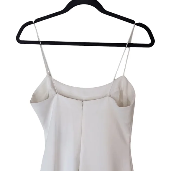 LIKELY x REVOLVE Banks White Flounce Ruffle Hem Mini Dress Size 6 - Picture 8 of 12